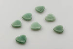 Green Aventurine Hearts
