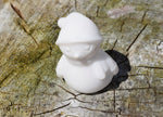 White Jade (Hetian) Snowman Carving