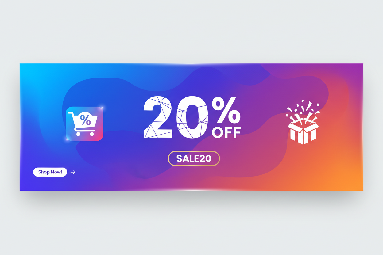20% Off Sale Banner