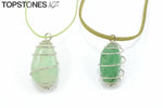 Caged Gemstone Necklace