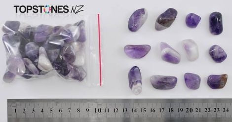 Tumbled Amethyst Bag - 200g