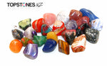 Extra Large Mixed Tumbled Gemstones - 1 KG