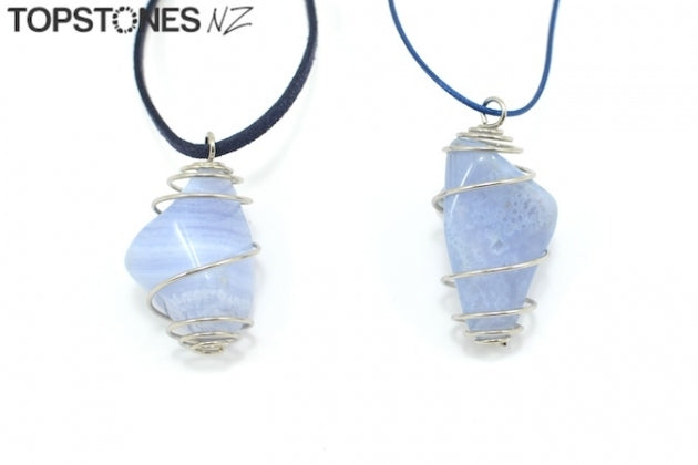 Caged Gemstone Necklace