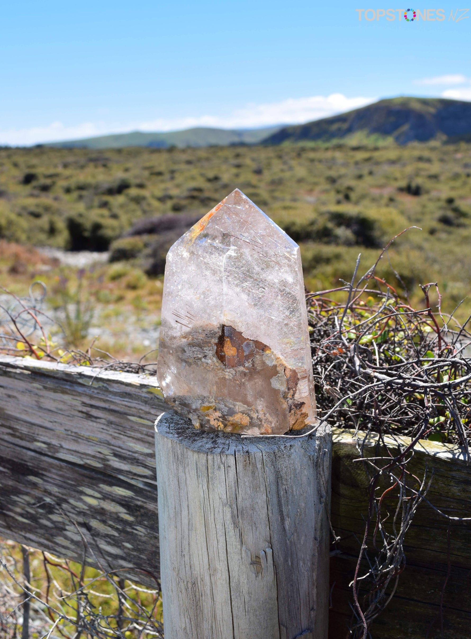 Rutilated Clear Quartz Freeform