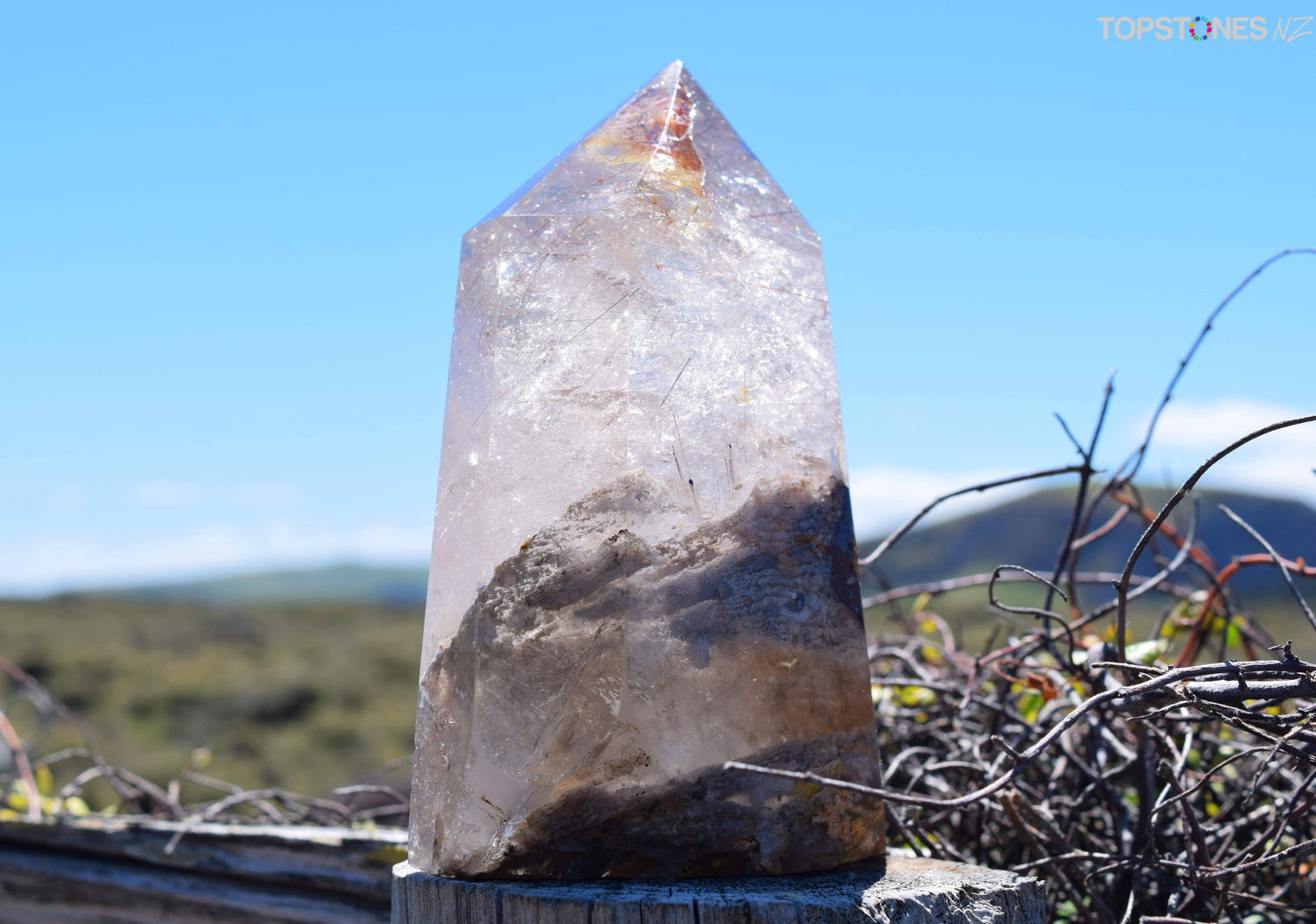 Rutilated Clear Quartz Freeform