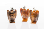 Golden Tigers Eye Angel Pendant
